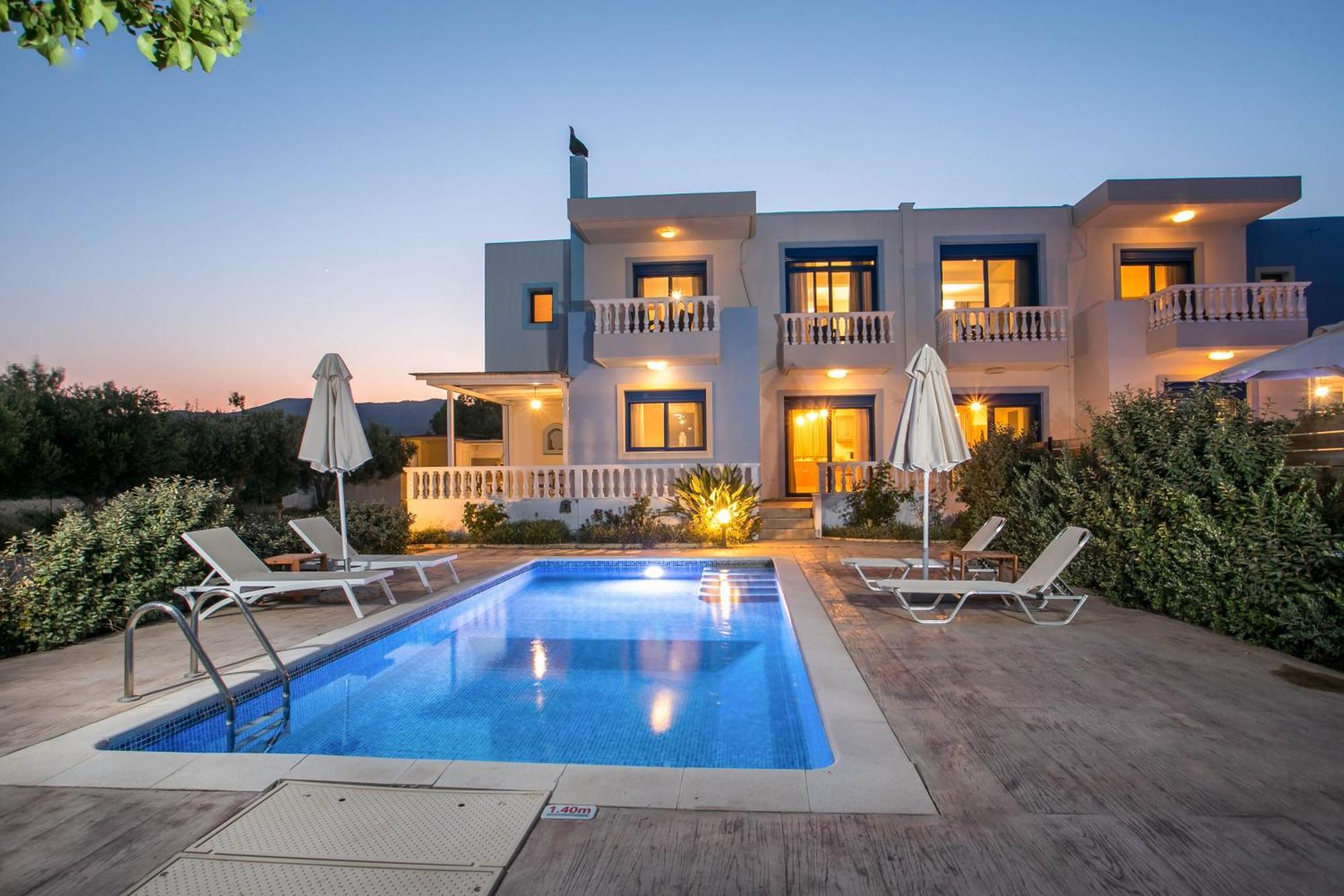 Rita Mare Seafront Villas Heated Pools Gennadi Exteriör bild